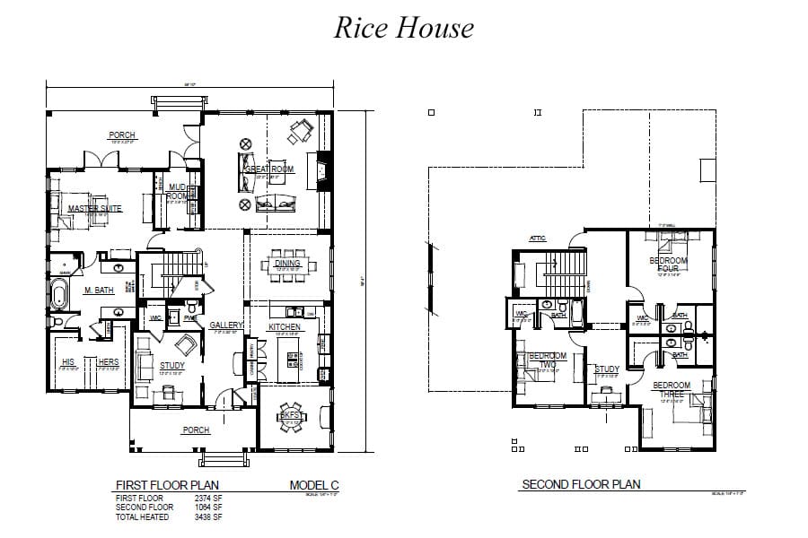Rice House Floorplan